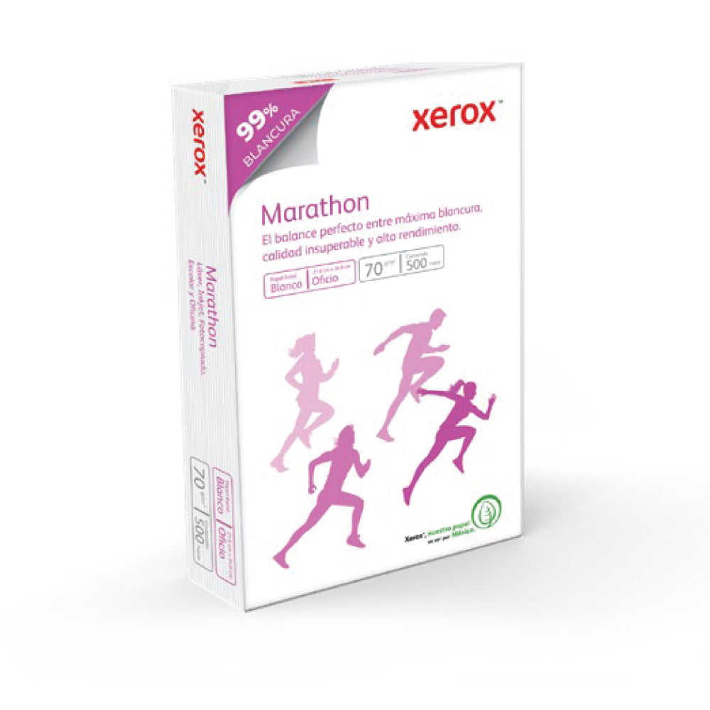 XEROX Hoja de papel bond Oficio Marathon 70 gramos / 99% Blancura