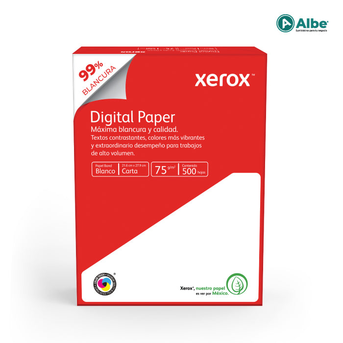 XEROX Hoja de papel bond Doble Carta Digital 75 gramos / 99% Blancura