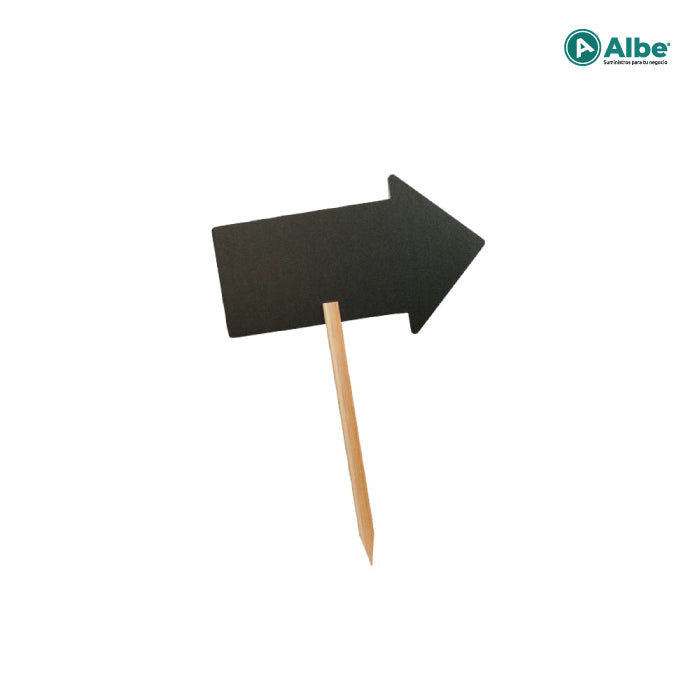 Pizarra Stick "Flecha Grande" 50x30cm
