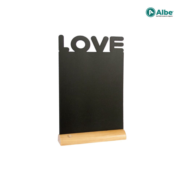 Pizarra de Mesa "Love" 21x45cm