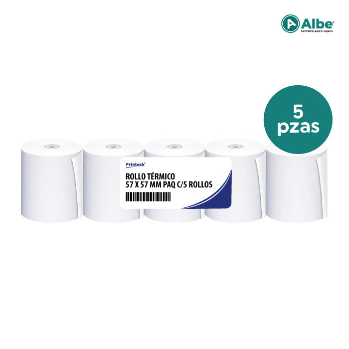 BLISTER DE ROLLOS TERMICOS 57 X 57 MM C/