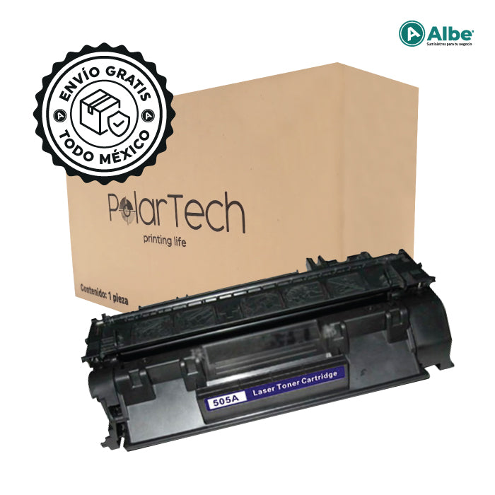 Toner Laser Jet Polartech/HP CE505AJ – Albe internacional toner laser