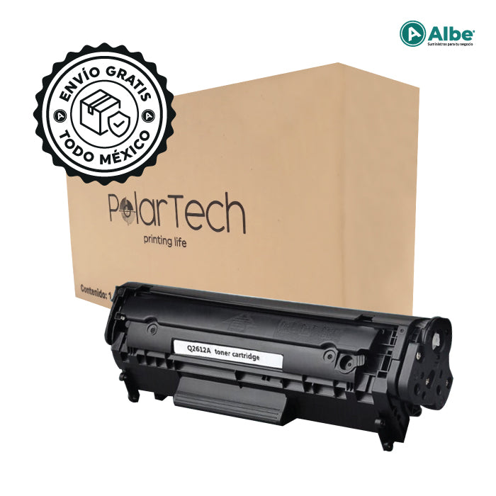 Toner Laser Compatible Q2612A Black